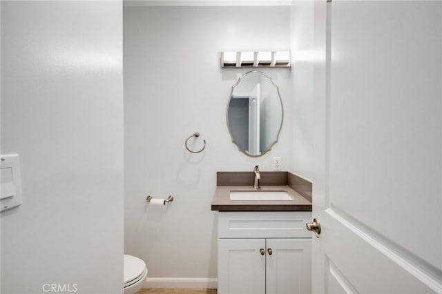 1038 N Columbus Ave, Glendale, CA 91202 - bathroom with vanity and toilet
