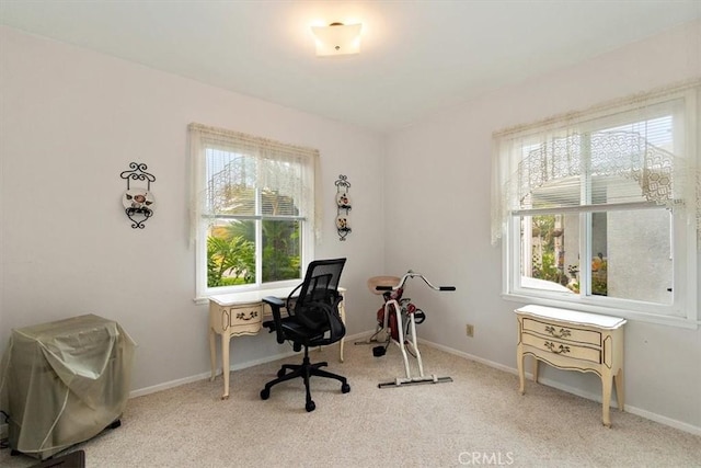 6014 Eckleson St, Lakewood, CA 90713 - office with plenty of natural light and carpet floors