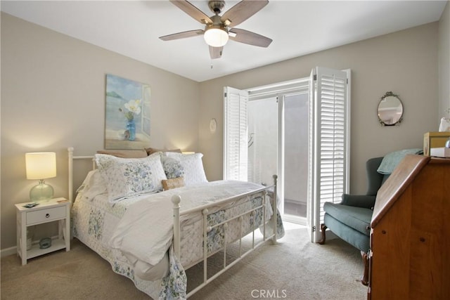 30828 Calle Chueca, San Juan Capistrano, CA 92675 - carpeted bedroom featuring ceiling fan and baseboards
