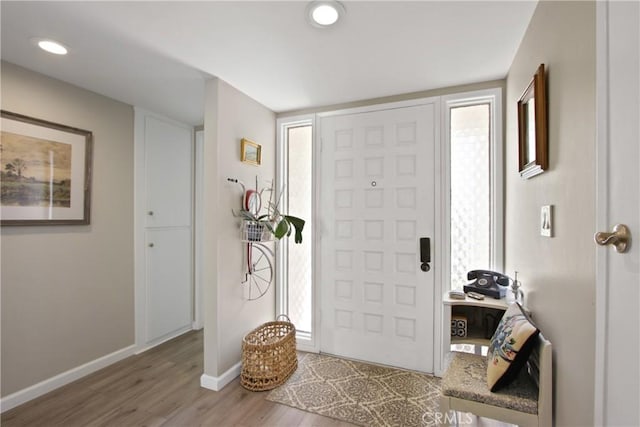 30828 Calle Chueca, San Juan Capistrano, CA 92675 - foyer entrance featuring wood finished floors and recessed lighting