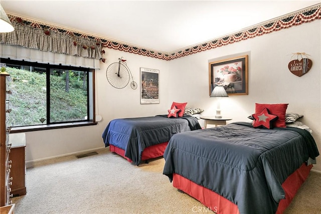 361 Riviera Dr, Lake Arrowhead, CA 92352 - carpeted bedroom featuring baseboards