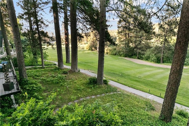 361 Riviera Dr, Lake Arrowhead, CA 92352 - view of home's community featuring a lawn and view of golf course