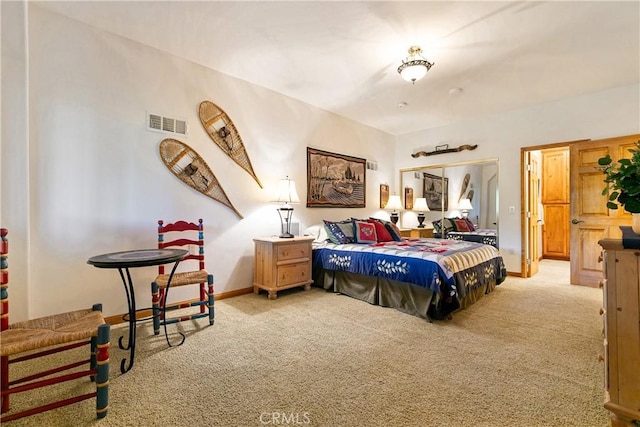361 Riviera Dr, Lake Arrowhead, CA 92352 - bedroom with light colored carpet and baseboards