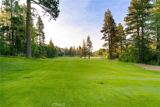 361 Riviera Dr, Lake Arrowhead, CA 92352 - view of home's community with view of golf course, a yard, and view of scattered trees