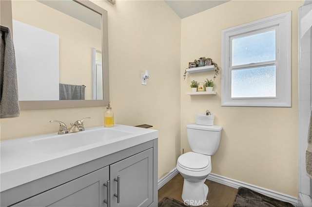 26919 Villa Ave, Highland, CA 92346 - full bath with vanity and wood finished floors