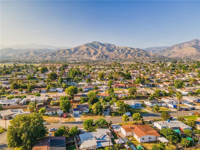 26919 Villa Ave, Highland, CA 92346 - aerial view of residential area with mountains