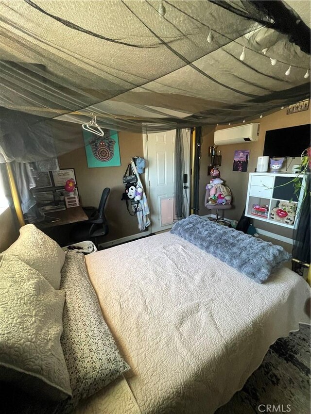 10623 4th Ave, Hesperia, CA 92345 - bedroom with an AC wall unit