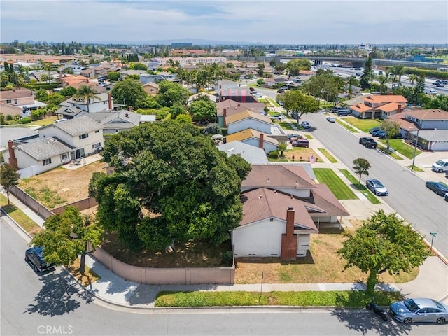 17300 Buttonwood St, Fountain Valley, CA 92708 - aerial perspective of suburban area