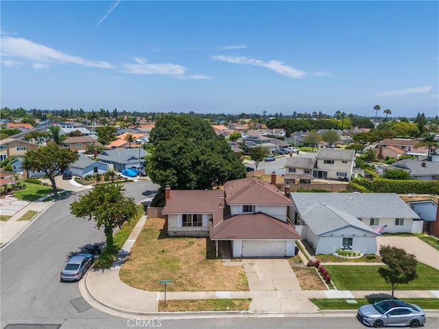 17300 Buttonwood St, Fountain Valley, CA 92708 - aerial view of residential area