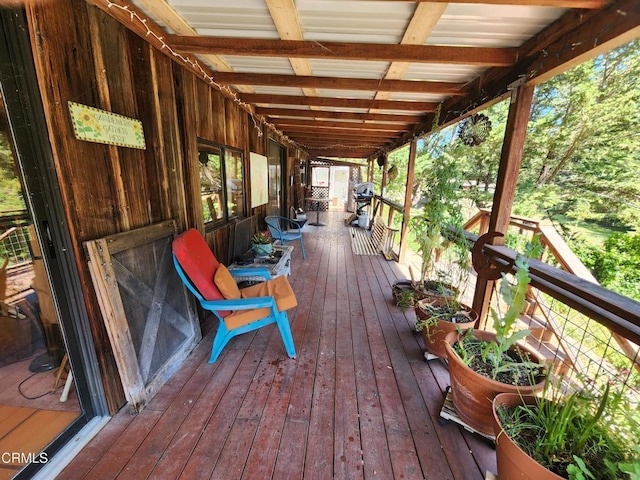 31351 Comptche Ukiah Rd, Comptche, CA 95427 - view of wooden terrace