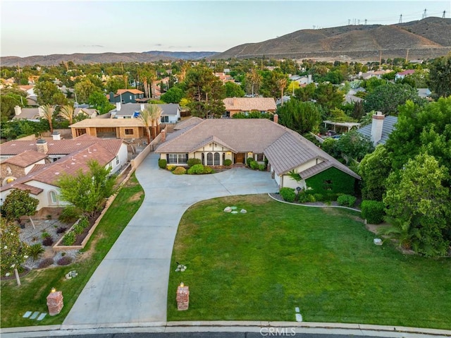 5908 Alleppo Ln, Palmdale, CA 93551 - aerial perspective of suburban area with a mountainous background
