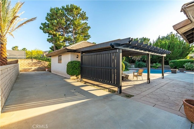 5908 Alleppo Ln, Palmdale, CA 93551 - view of patio / terrace featuring a pergola