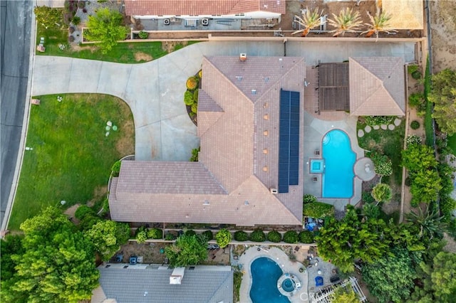 5908 Alleppo Ln, Palmdale, CA 93551 - aerial view of a pool area