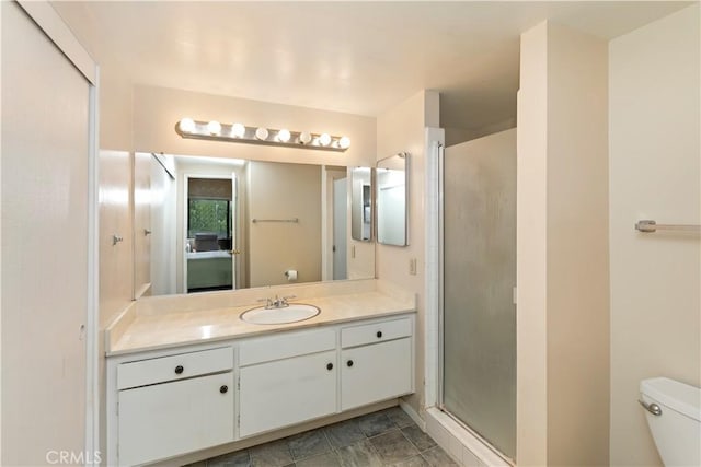10 Mann St, Irvine, CA 92612 - bathroom featuring vanity and a stall shower