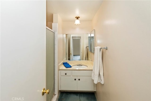 10 Mann St, Irvine, CA 92612 - bathroom with vanity and a stall shower
