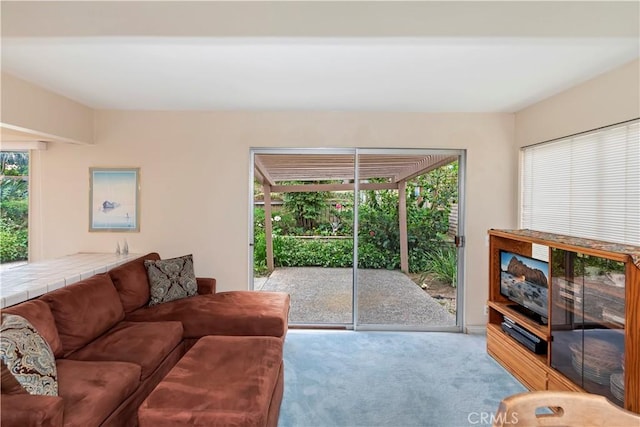 10 Mann St, Irvine, CA 92612 - living room with carpet floors