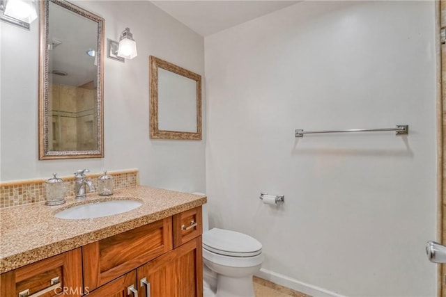 19291 Berclair Ln, Tarzana, CA 91356 - bathroom featuring vanity, a shower, and tile patterned flooring