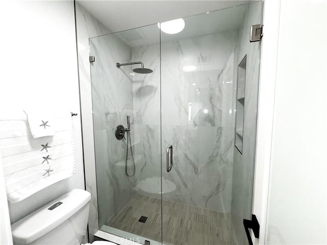 18602 Creek Ln, Huntington Beach, CA 92648 - bathroom with toilet and a marble finish shower