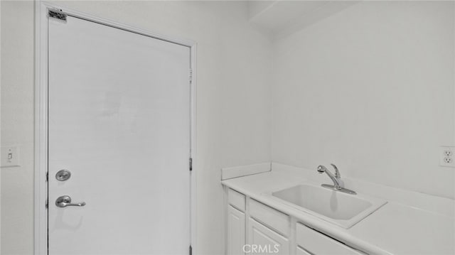 3360 Hammock St, Perris, CA 92571 - laundry area featuring a sink