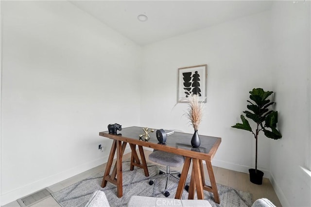 236 N Michigan Ave, Pasadena, CA 91106 - home office with baseboards and wood finished floors