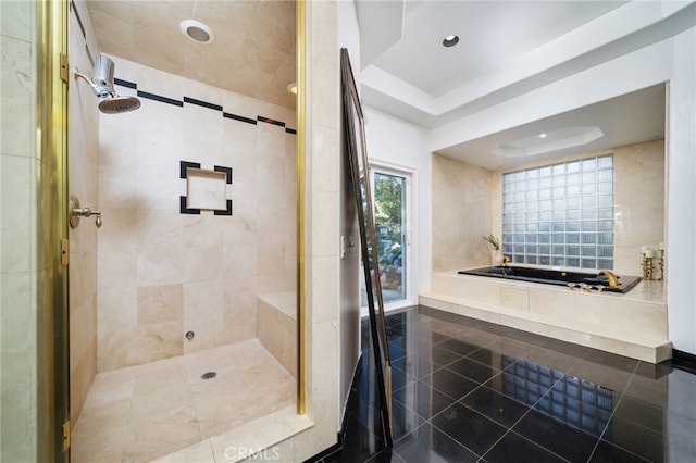 275 E 24th St, Upland, CA 91784 - full bathroom with a shower stall and a garden tub