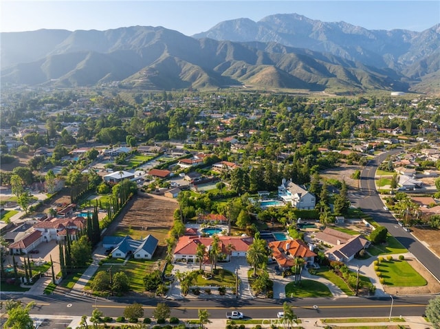 275 E 24th St, Upland, CA 91784 - view of property location with a mountainous background and nearby suburban area