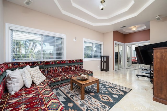 275 E 24th St, Upland, CA 91784 - living room with a tray ceiling