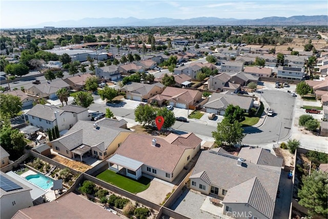 2041 Kalliope Ave, Lancaster, CA 93536 - aerial view of residential area featuring a mountain backdrop