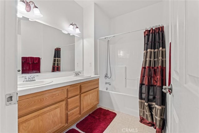 2041 Kalliope Ave, Lancaster, CA 93536 - bathroom with shower / tub combo and double vanity