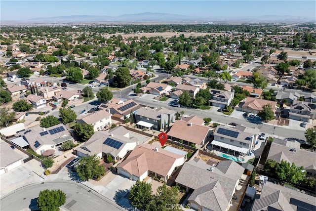 2041 Kalliope Ave, Lancaster, CA 93536 - aerial view of residential area featuring a mountain backdrop