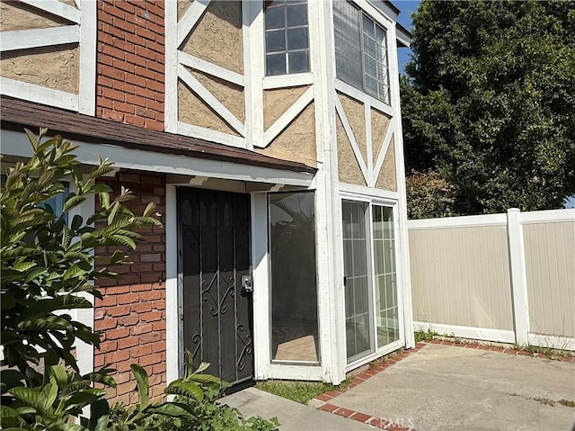 16115 Central Ave, La Puente, CA 91744 - property entrance with brick siding and a patio area