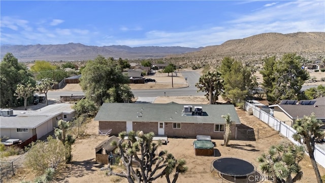 58706 Buena Vista Dr, Yucca Valley, CA 92284 - mountain view with nearby suburban area