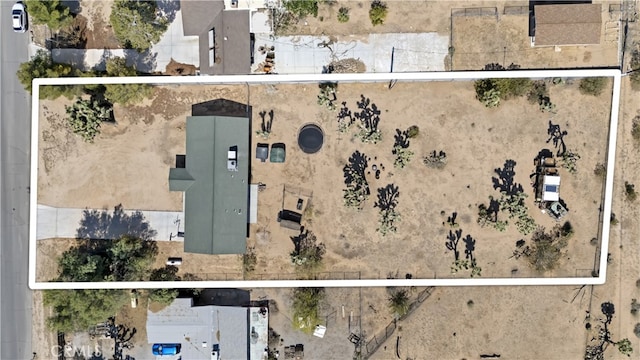 58706 Buena Vista Dr, Yucca Valley, CA 92284 - map / location featuring property parcel outlined