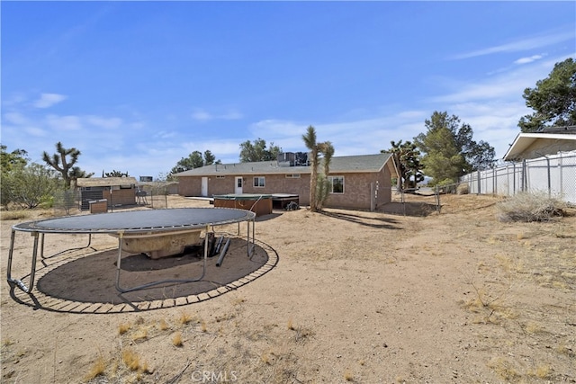 58706 Buena Vista Dr, Yucca Valley, CA 92284 - back of property featuring an outdoor structure