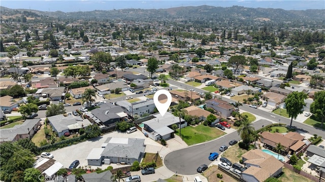 16140 Bycroft St, Hacienda Heights, CA 91745 - aerial overview of property's location with nearby suburban area