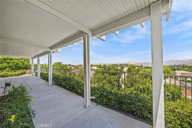 9116 Pinyon Point Ct, Corona, CA 92883 - view of patio / terrace featuring a mountain view