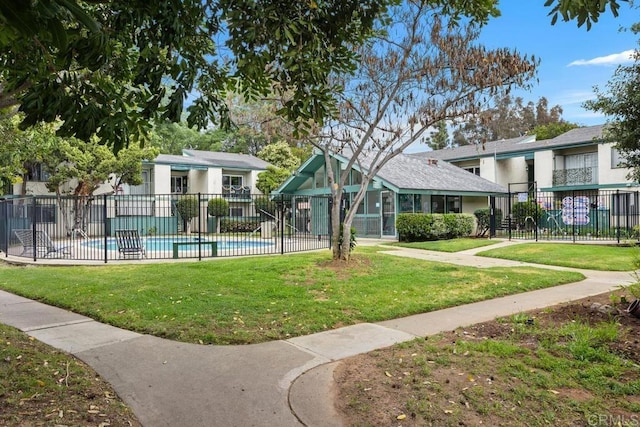 1811 E Grand Ave Unit 162, Escondido, CA 92027 - view of community featuring a swimming pool