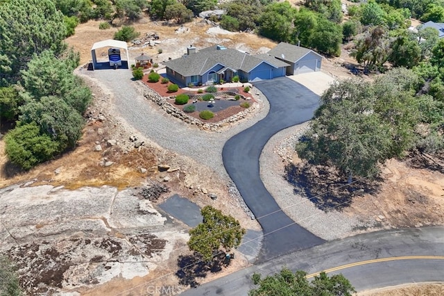47003 Lookout Mountain Dr, Coarsegold, CA 93614 - aerial view of property and surrounding area