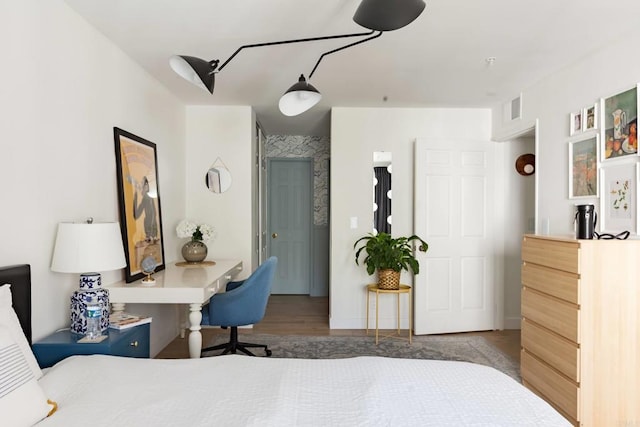 5645 Friars Rd Unit 370, San Diego, CA 92110 - bedroom with wood finished floors