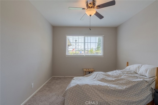 2247 Stratford Way, La Verne, CA 91750 - carpeted bedroom with baseboards and ceiling fan