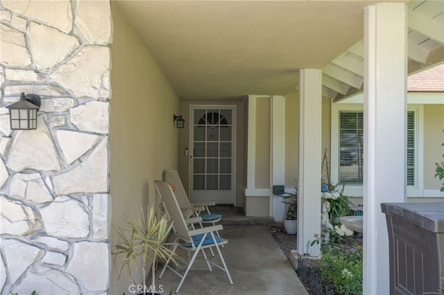 2247 Stratford Way, La Verne, CA 91750 - doorway to property with stone siding