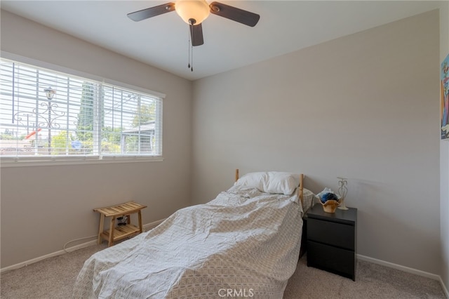 2247 Stratford Way, La Verne, CA 91750 - carpeted bedroom featuring baseboards and a ceiling fan