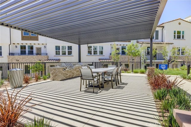 15218 Janine Dr Unit 2, Whittier, CA 90605 - view of patio / terrace featuring outdoor dining area