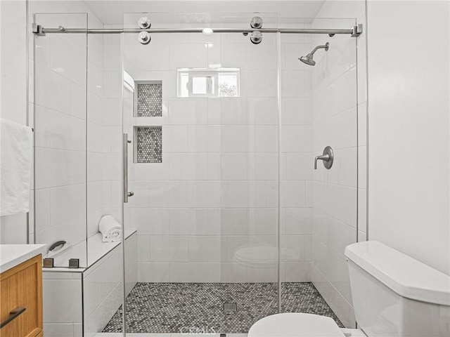 1234 N Pass Ave, Burbank, CA 91505 - bathroom with a stall shower and vanity