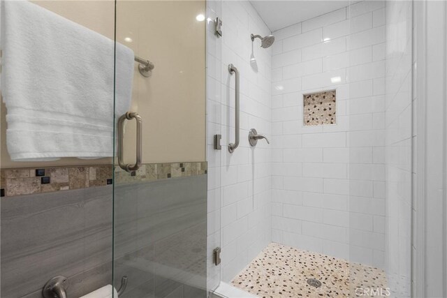 3891 Hunters Grove Ct, Moorpark, CA 93021 - bathroom featuring a shower stall