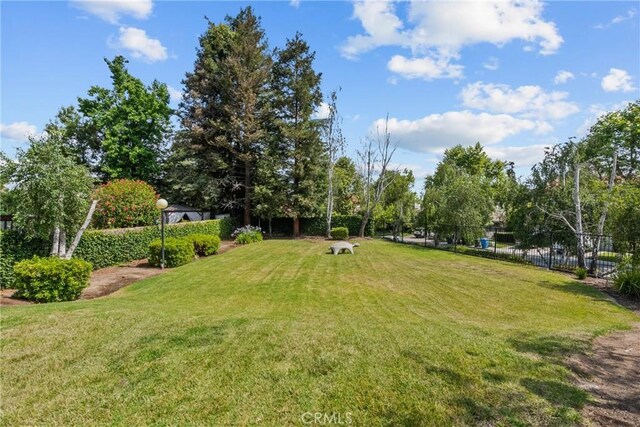 3891 Hunters Grove Ct, Moorpark, CA 93021 - view of yard with view of wooded area