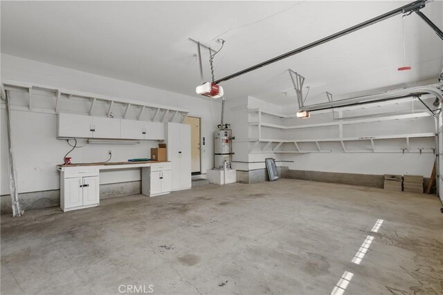 3891 Hunters Grove Ct, Moorpark, CA 93021 - garage with secured water heater and a garage door opener