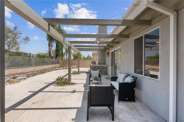 3891 Hunters Grove Ct, Moorpark, CA 93021 - fenced backyard with a patio and an outdoor living space