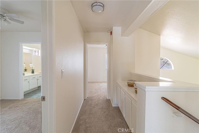 1534 W Summerset Dr, Rialto, CA 92377 - corridor with light colored carpet