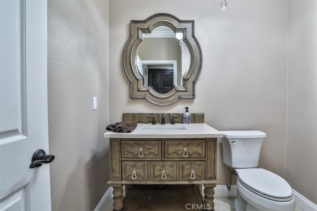 2564 Lunes Ln, Verne, CA 91750 - half bath with vanity and a textured wall